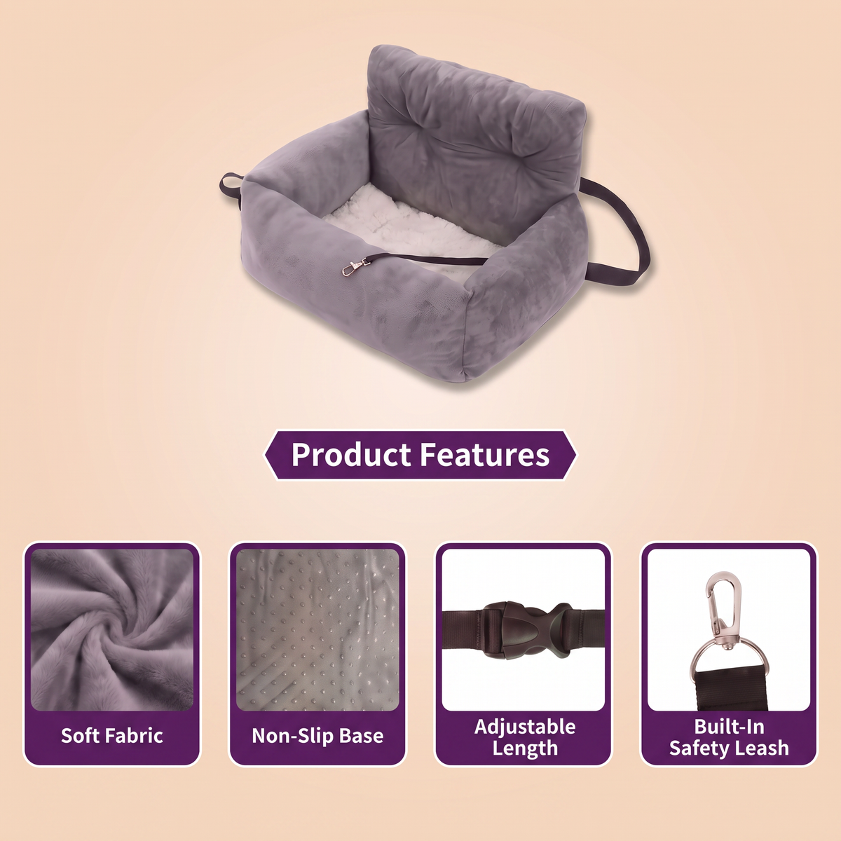 Coztail™ - Dog Travel Seat